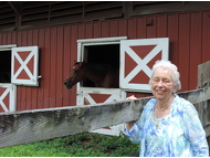 Soroptimist member, Helen Babione and the Soroptimist club were instrumental in starting Equine-Assisted Therapies.